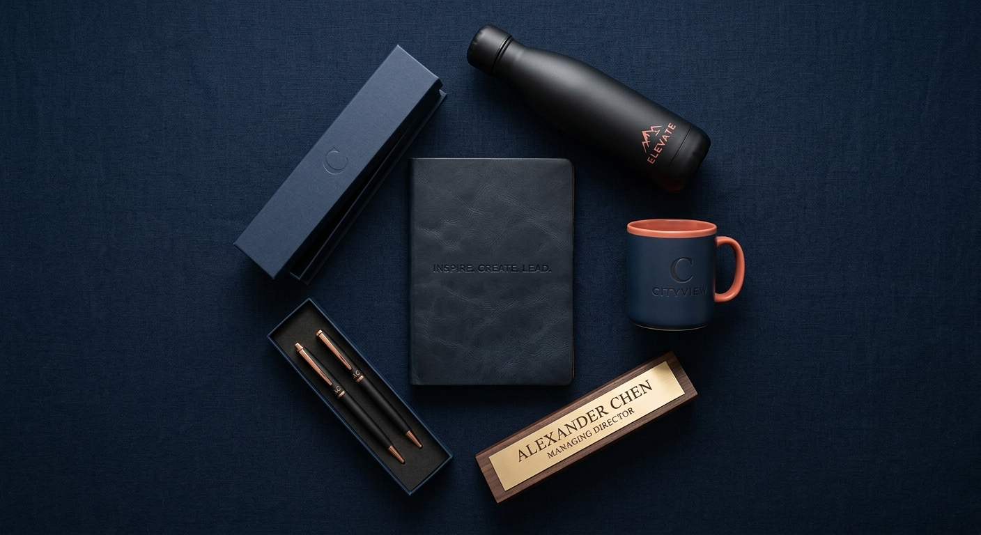 Personalized office gifts collection